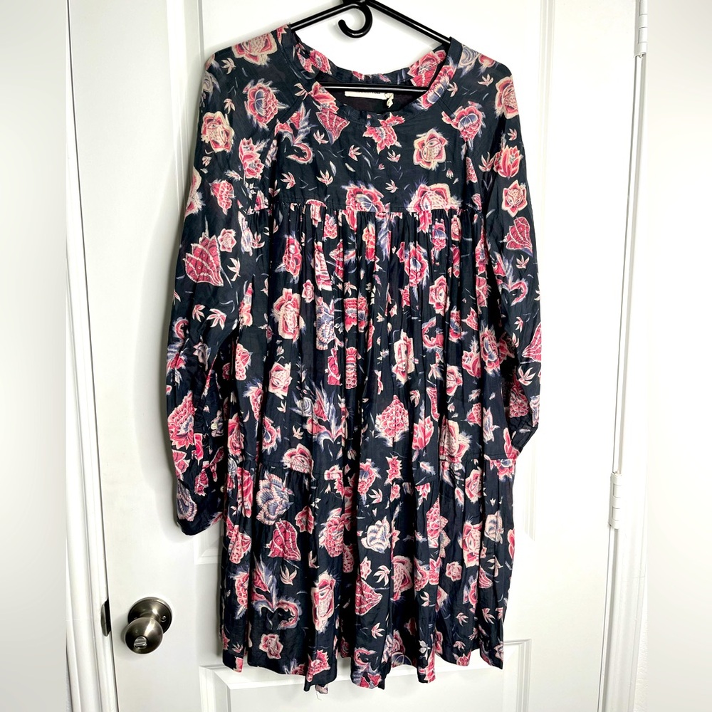 Étoile Isabel Marant Babydoll Dress
Cotton and Silk Floral Dress Sz 36 = 4 US